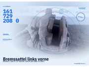 Bremssattel links vorne PEUGEOT 206 CC 1617292080