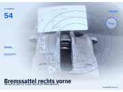 Bremssattel rechts vorne VW Golf III (1H) 54