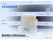 Behälter Kühlwasser OPEL Astra J (P10) 13360063