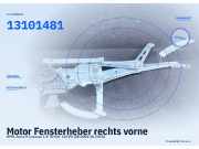 Motor Fensterheber rechts vorne OPEL Astra H Caravan 13101481
