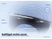 Kotflügel rechts vorne AUDI 80 (89, 89Q, 8A, B3)