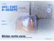 Blinker rechts vorne VW Passat B3/B4 (3A2, 35I) 441-1507R-UE DEPO