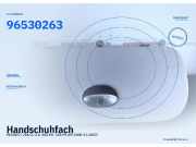 Handschuhfach PEUGEOT 206 CC 96530263