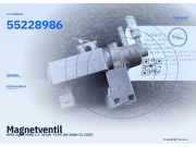 Magnetventil OPEL Agila (H00) 55228986
