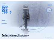 Federbein rechts vorne RENAULT Twingo II (CN0) 8200367895