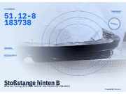 Stoßstange hinten BMW 5er Touring (E39) 51.12-8183738