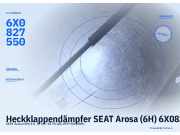 Heckklappendämpfer SEAT Arosa (6H) 6X0827550