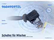 Schalter für Wischer PEUGEOT 206 Schrägheck 96049597ZL
