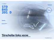 Türscheibe links vorne VW Touran (1T1, 1T2) 1T0845201D