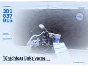 Türschloss links vorne VW Golf V Plus (5M, 521) 3D1837015
