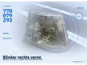 Blinker rechts vorne RENAULT 21 (L 48) 770079292