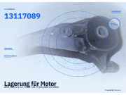 Lagerung für Motor OPEL Meriva A 13117089