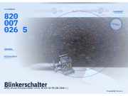 Blinkerschalter OPEL Vivaro A Kasten (X83) 93160239 8200070265