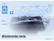 Wischermotor vorne BMW 3er (E36) 67638363512