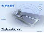 Wischermotor vorne RENAULT Clio I (57) 53543202
