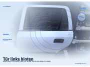 Tür links hinten OPEL Astra G Caravan (T98)