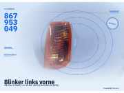 Blinker links vorne VW Polo II (86C) 867953049