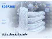 Motor ohne Anbauteile VOLVO 460 (464) B20F208
