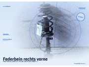 Federbein rechts vorne FIAT Panda (169)