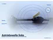 Antriebswelle links RENAULT Clio I (57)