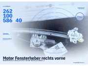 Motor Fensterheber rechts vorne NISSAN Micra V (K14) 807314CA0A 26210058640