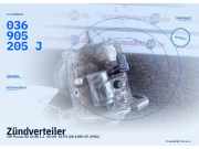 Zündverteiler VW Passat B2 (32B) 0231186030 036905205J