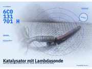 Katalysator mit Lambdasonde AUDI A1 Sportback (8XA) 6C0131701H