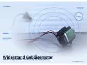 Widerstand Gebläsemotor OPEL Vivaro A Kasten (X83)