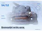 Bremssattel rechts vorne FORD Mondeo II Kombi (BNP) 54/12
