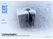 Lichtschalter VW Polo II Coupe (80, 86C) 867941531