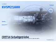 (59714 Schaltgetriebe MITSUBISHI Pajero Pinin (H60W) KV5M21AHH) KV5M21AHH