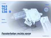 Fensterheber rechts vorne CITROEN C5 I Break (DE) 9637541380