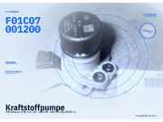 Kraftstoffpumpe VW Sharan (7N) F01C07001200