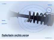 Federbein rechts vorne PEUGEOT 405 I (15 B)