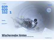 Wischermotor hinten FORD Mondeo I Stufenheck (GBP) 0390201521