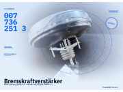 Bremskraftverstärker FIAT Panda (169) 0077362513