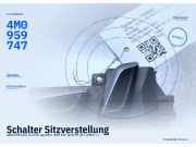 Schalter Sitzverstellung AUDI R8 (4S3, 4SP) 8W0959747 4M0959747