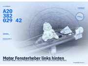 Motor Fensterheber links hinten MERCEDES-BENZ C-Klasse T-Modell (S203) A2 A2038202942