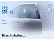 Tür rechts hinten BMW 3er (E36) 41521960228