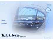 Tür links hinten BMW 3er (E46)