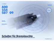 Schalter für Bremsleuchte MERCEDES-BENZ A-Klasse (W168) A0015458709