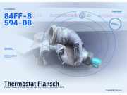 Thermostat Flansch FORD Fiesta II (FBD) 84FF-8594-DB