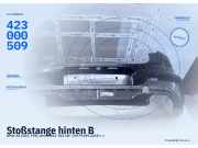 Stoßstange hinten BMW X4 (G02, F98) 423000509
