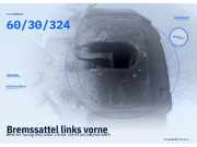 Bremssattel links vorne BMW 5er Touring (E61) 60/30/324 ATE 60/30/324