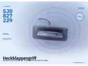 Heckklappengriff VW Golf V Variant (1KM) 5J0827229