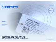 Luftmassenmesser OPEL Corsa D (S07) 13307079