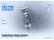 Federbein links hinten VW Golf III (1H) 281700170329