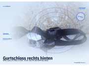 Gurtschloss rechts hinten OPEL Zafira A (T98)