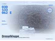 Drosselklappe VW Fox Schrägheck (5Z) 03D133062E