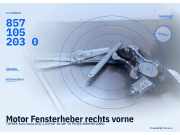 Motor Fensterheber rechts vorne TOYOTA Yaris Verso (P2) 8571052030